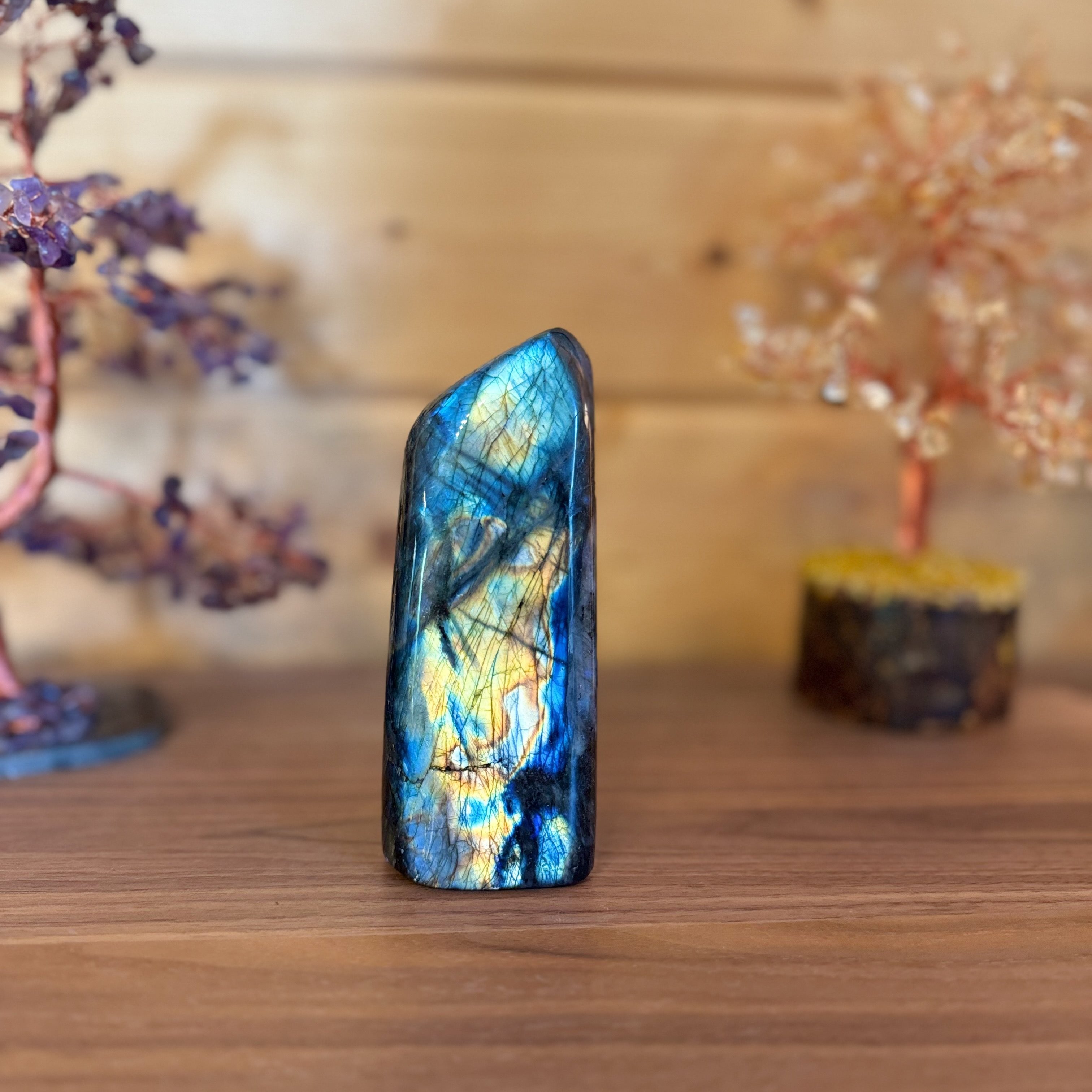 Labradorite bleue complètement polie n°1