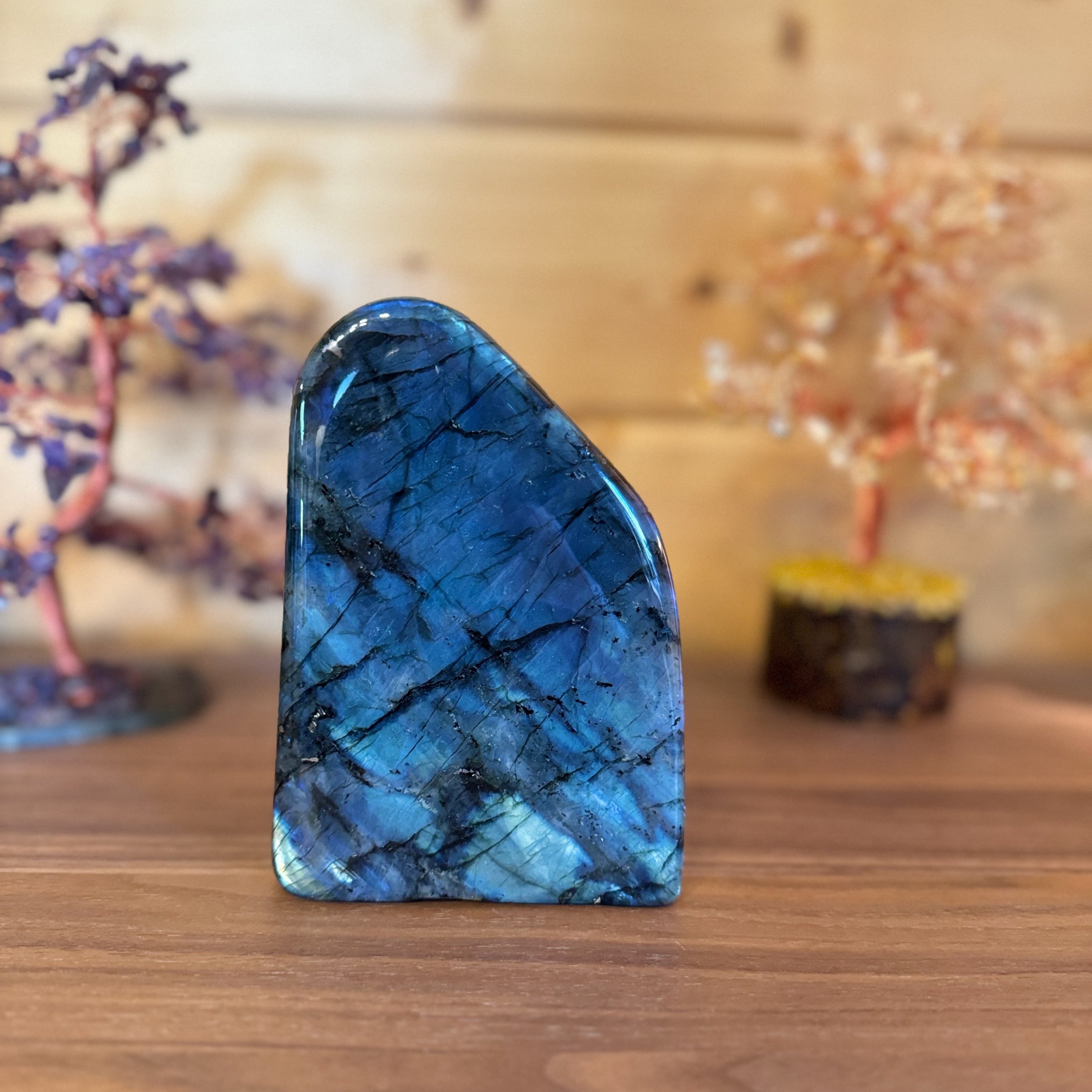 Labradorite bleue complètement polie n°2