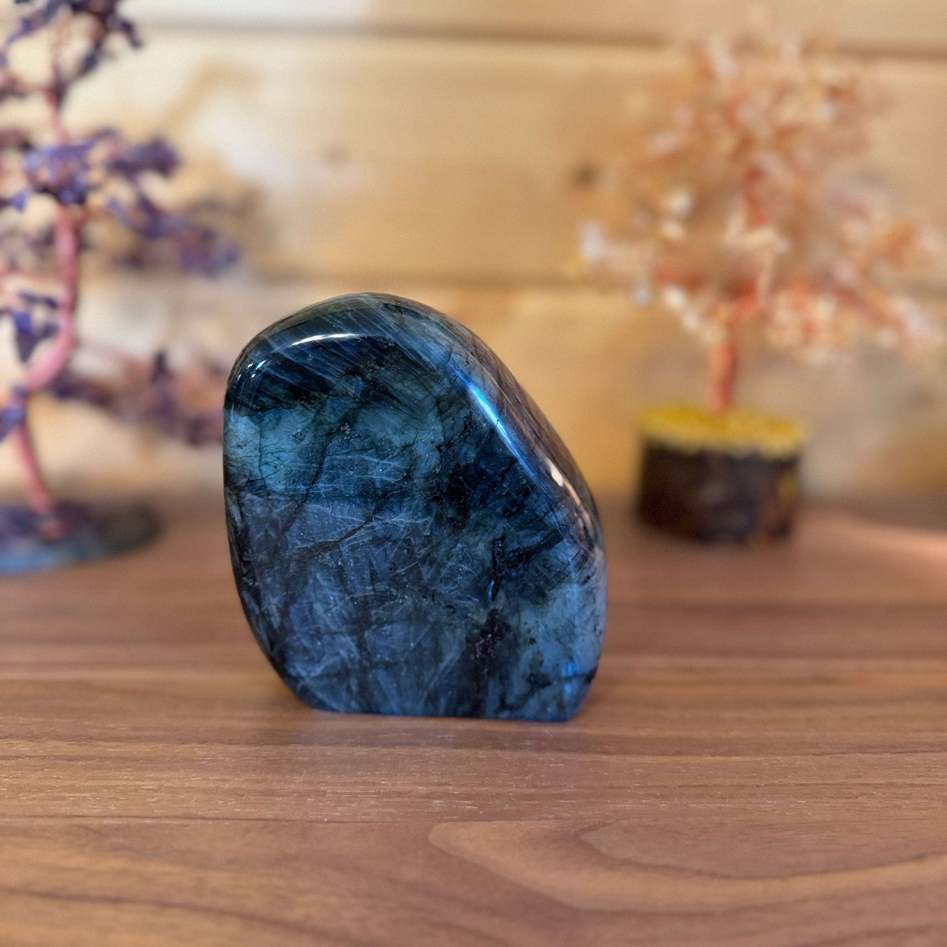 Labradorite bleue complètement polie n°4