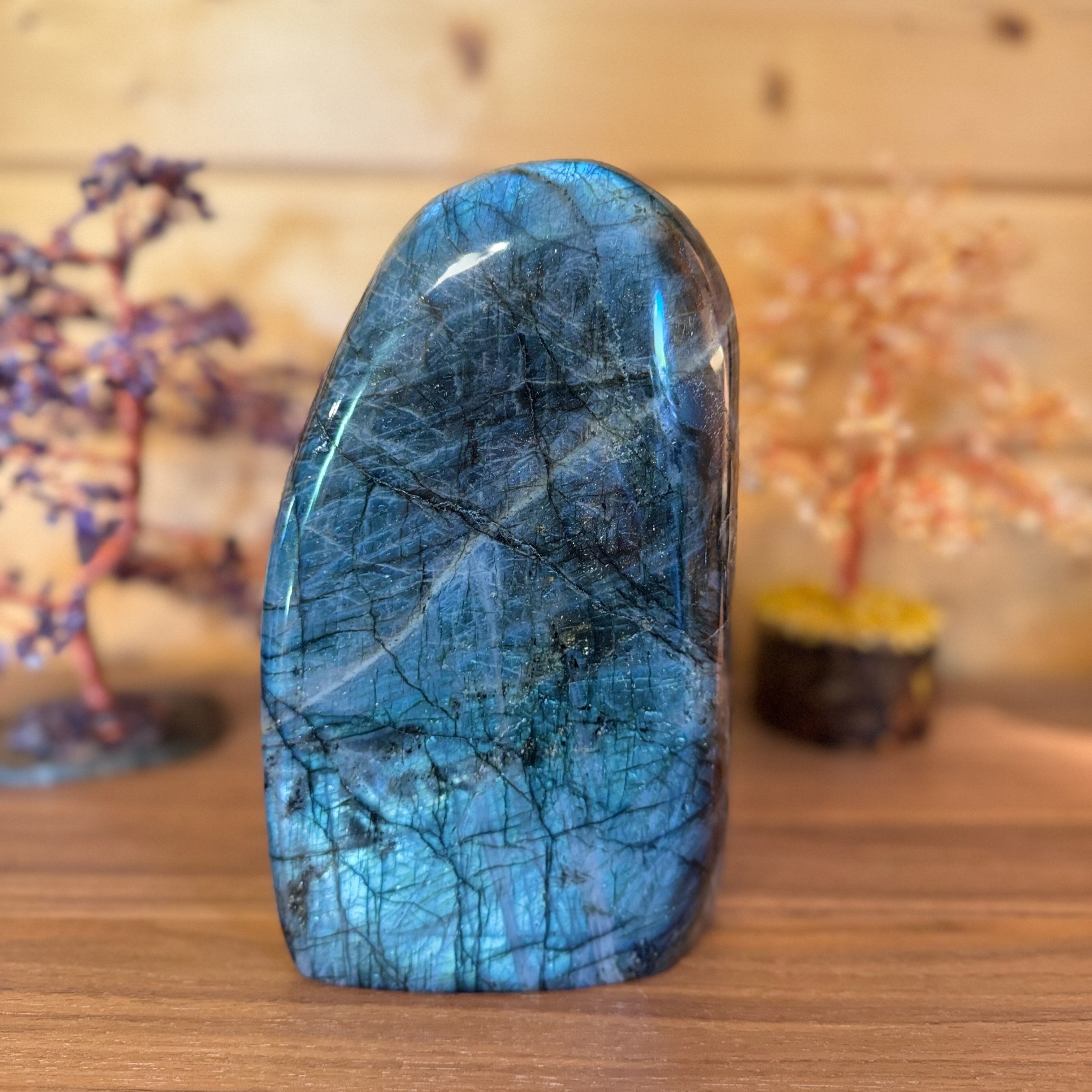 Labradorite bleue complètement polie n°8