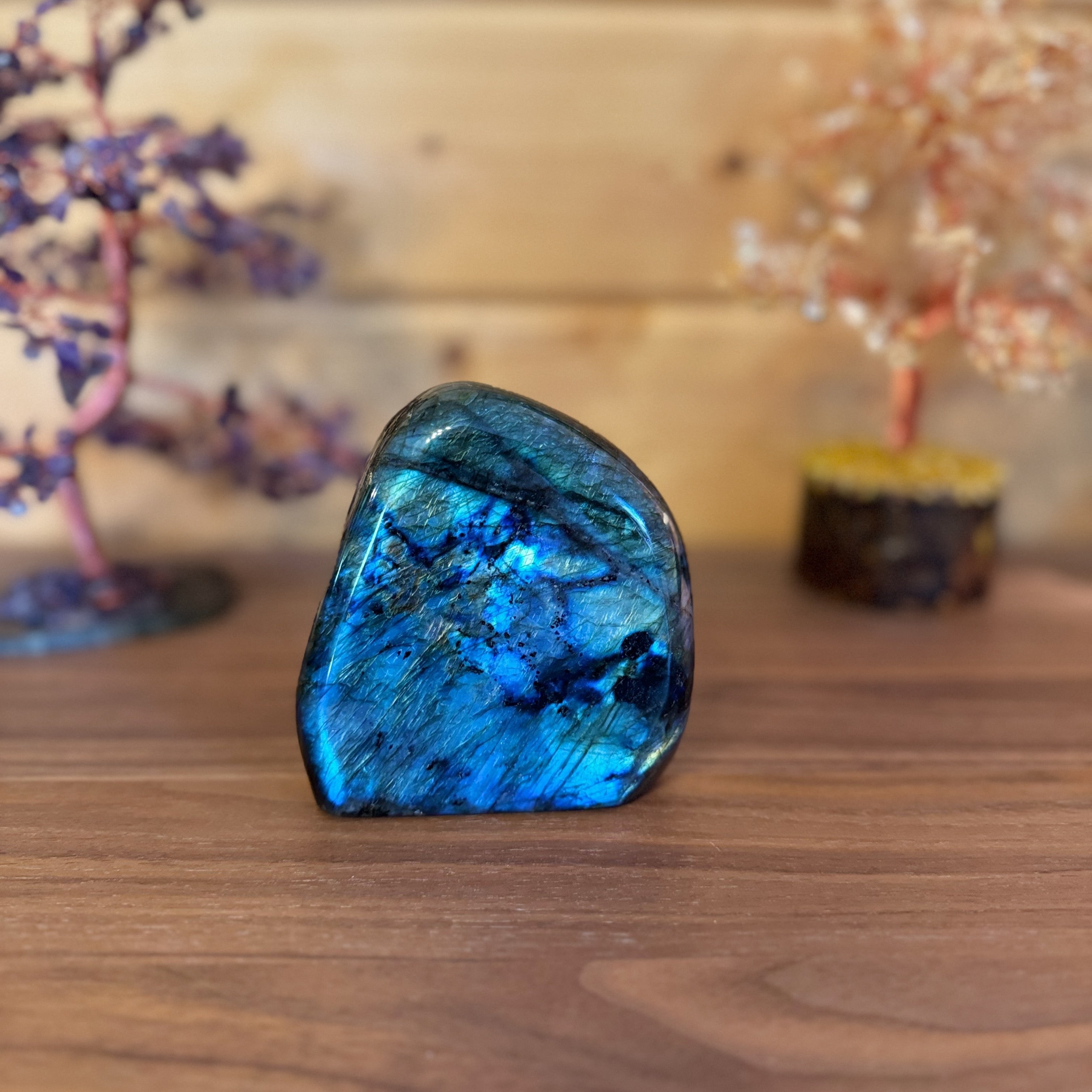 Labradorite bleue complètement polie n°12