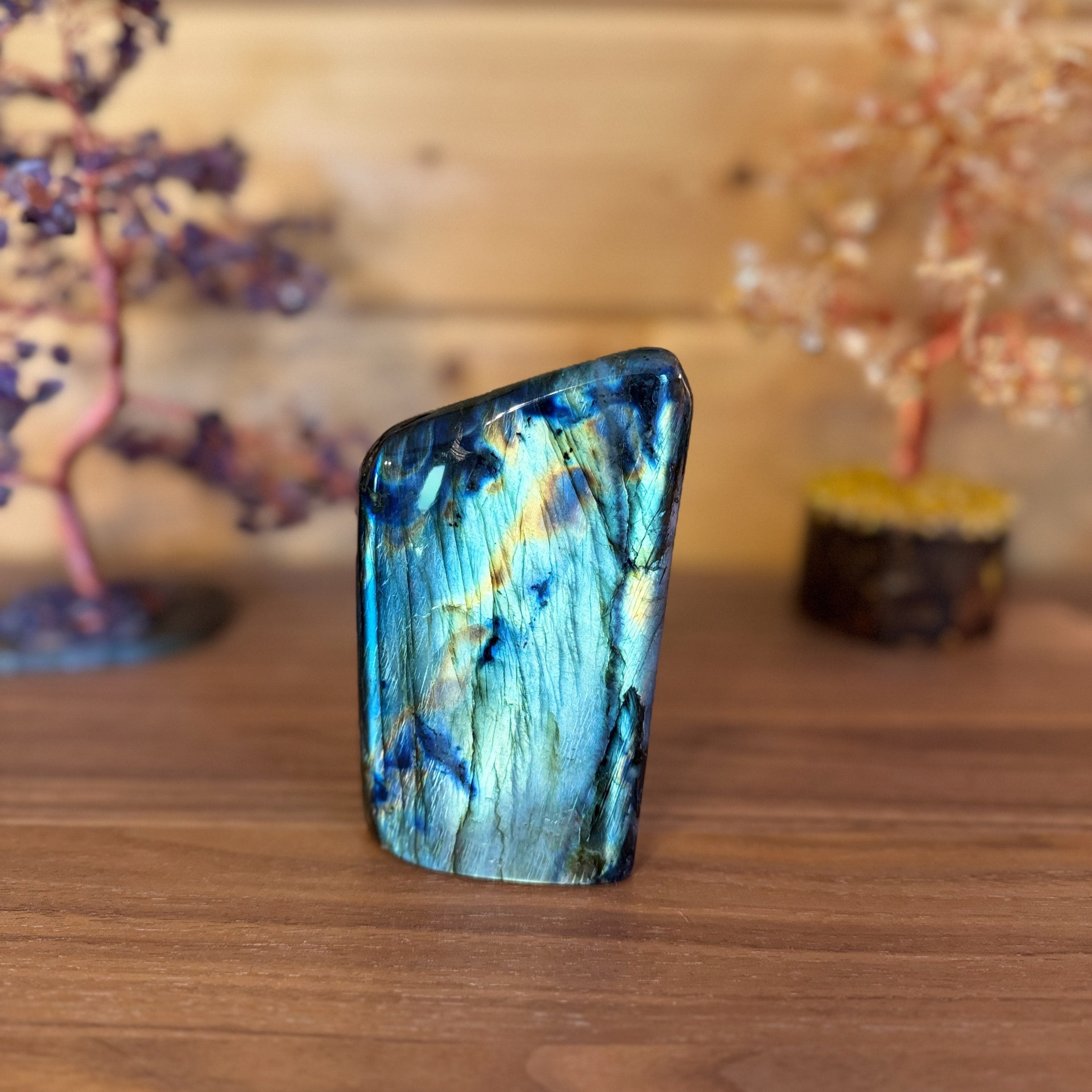 Labradorite bleue complètement polie n°13