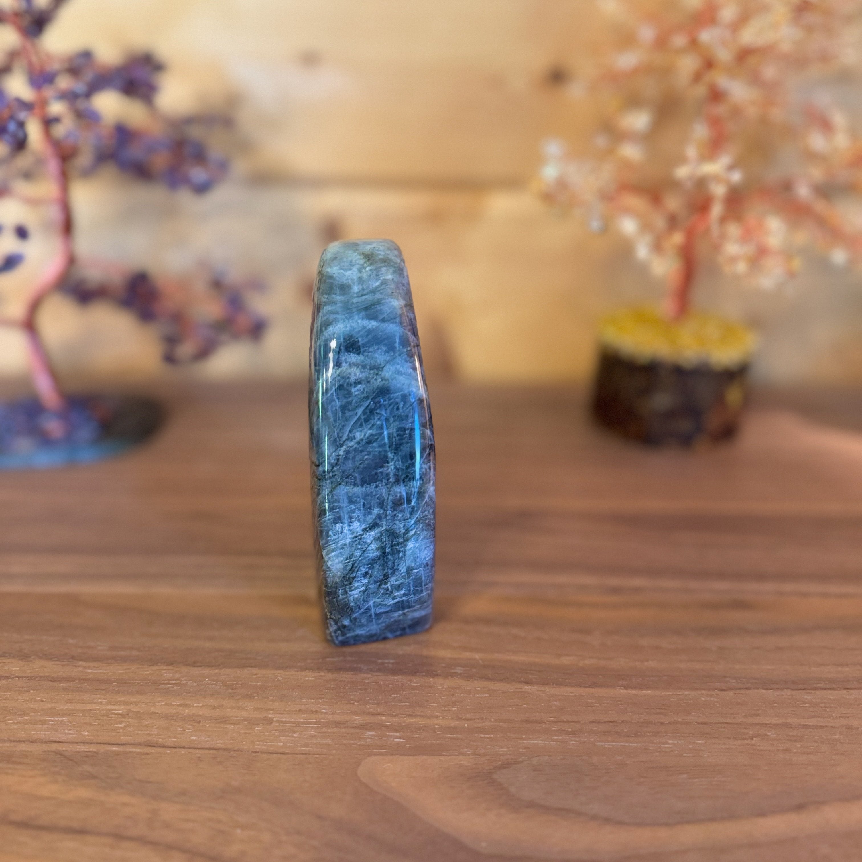 Labradorite rose complètement polie n°14