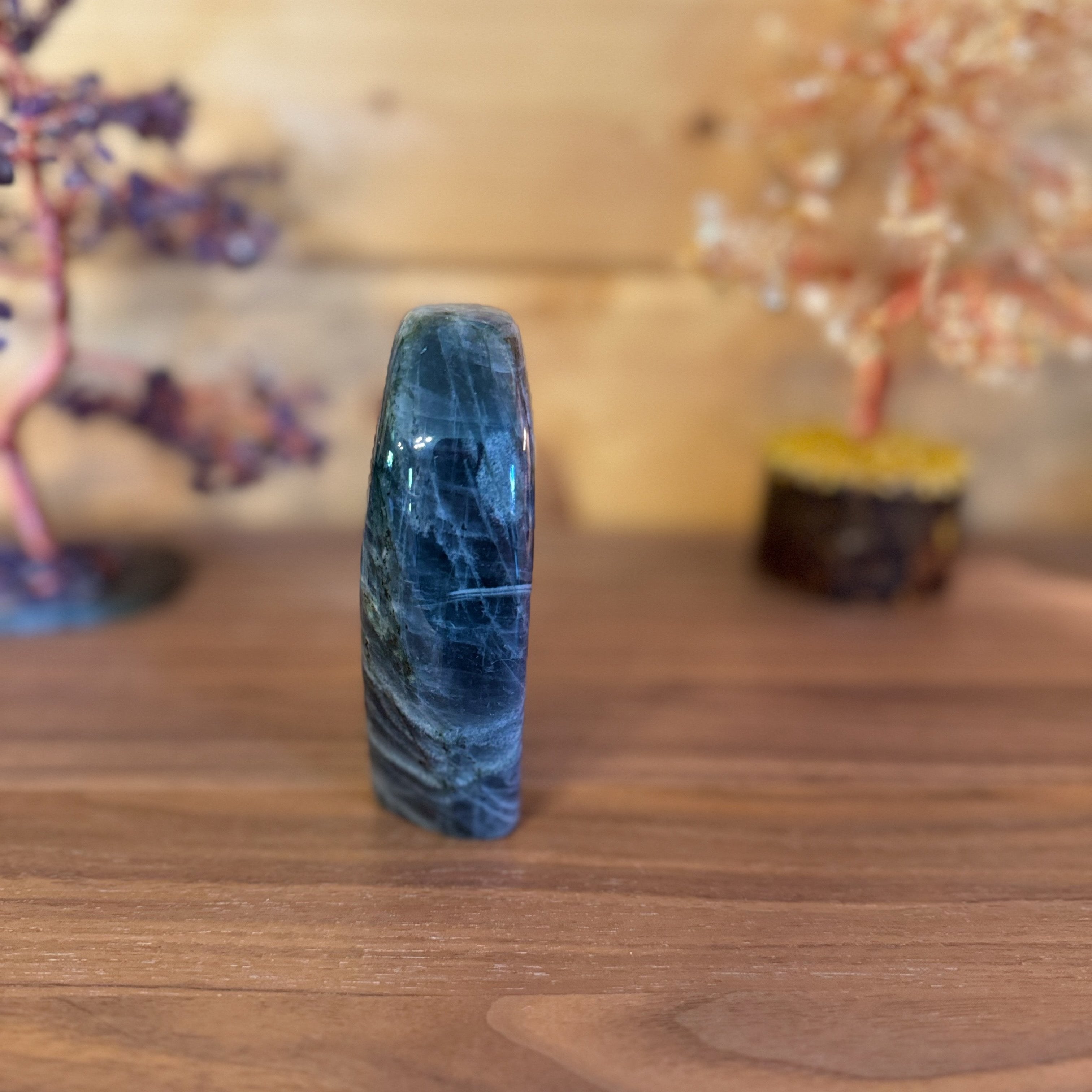 Labradorite rose complètement polie n°14